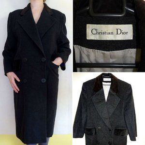 christian dior cashmere coat